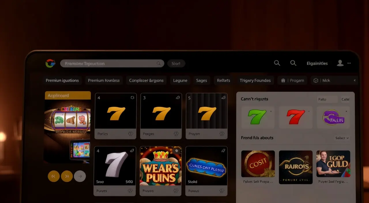 Horizontal banner with casino and gaming company logos in elegant grayscale design